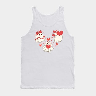 Spooky love, Valentine Ghost Tank Top